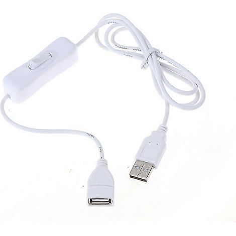 Cable USB de 1 m con interruptor de encendido/apagado para lámpara o ventilador USB - yuyu (1/5)