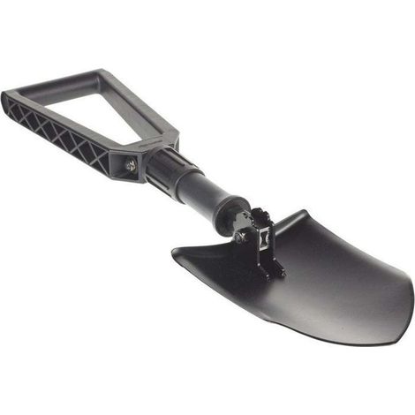 Fiskars – Pelle pliante poignée en D – Longueur 590 mm – Poids 1016 g – Transformable en binette – Étui en coton inclus