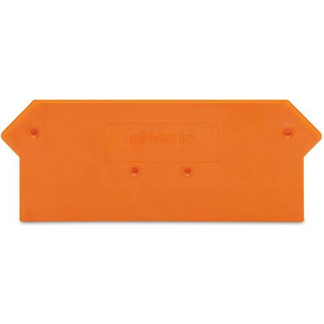 [NEUWERTIG] B-Ware WAGO Abschlussplatte Trennplatte Abschlussplatte Zwischenplatte orange 100 Stück (1/2)