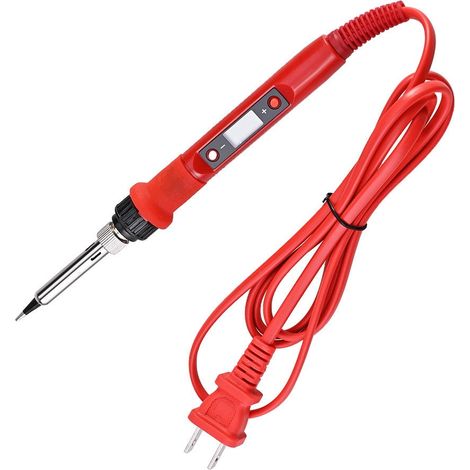 Soldering Pen - 80 W - LCD Digital Temperature Display - Adjustable 180-480 °C - For Electronics Repair Circuit Board Jewelry Soldering - 1 Piece (1/5)