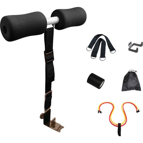 Sangle d'entraînement abdominal portable et ajustable pour exercices de jambes et abdominaux à domicile ou en voyage
