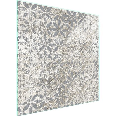 GLASSCHUTZPLATTE FÜR HERD 50x52 GRAU (1/5)