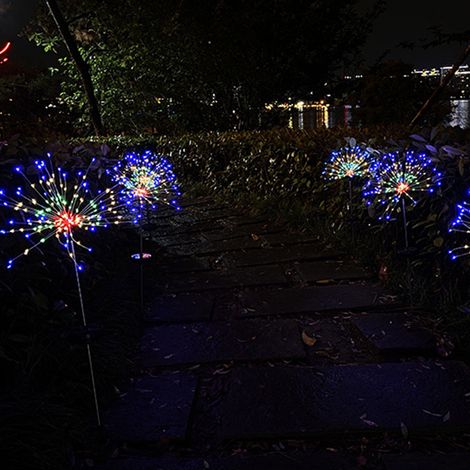 Lampes Solaires Extérieures Anti-Pluie pour Jardin et Terrasse, Décorations Éclairage Sol (1/5)