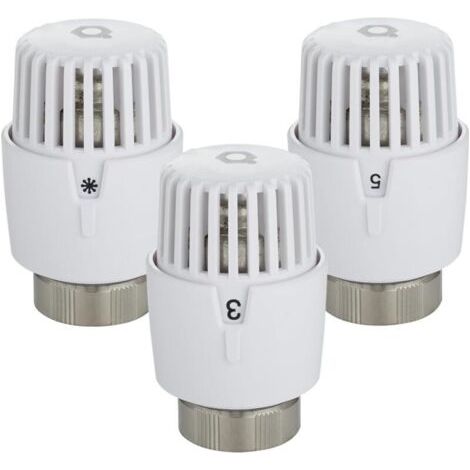 Termostato de radiador Serie – cabeza de termostato precisa con sensor integrado, protección contra heladas y ajuste versátil para válvulas de rosca M30 × 1,5 (1/4)
