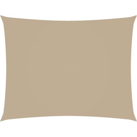 Maison Exclusive - Parasole a Vela Oxford Rettangolare 3,5x4,5 m Beige