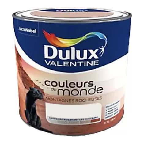 DULUX VALENTINE Couleurs du monde Montagnes Rocheuses Pâle 0,5 L (1/2)