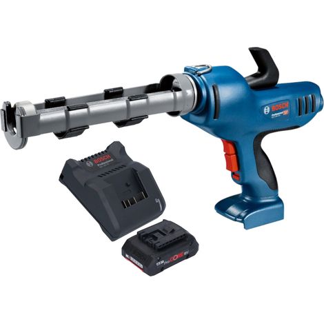 Bosch GCG 18V-310 Professional Akku Kartuschenpresse 18 V 310 ml 3,5 kN + 1x ProCORE Akku 4,0 Ah + Ladegerät