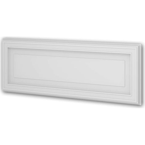3D Wandpaneel Profhome 159821 Wandvertäfelung Akustikpaneel Türpaneel Zierelement Neo-Klassizismus-Stil weiß 0,75 m2 (1/4)
