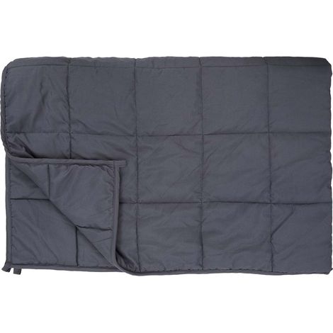Couverture Pondérée 7kg Anti-Stress Sommeil Optimal Gris Anthracite (1/5)