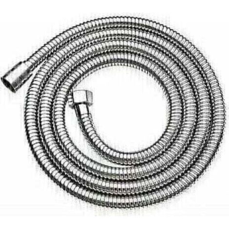 Tubo doccia universale - 1,5 m (59 pollici) - Tubo doccia in acciaio inossidabile antitorsione - Connettore di ricambio standard G1/2" per tubo doccia (1/4)
