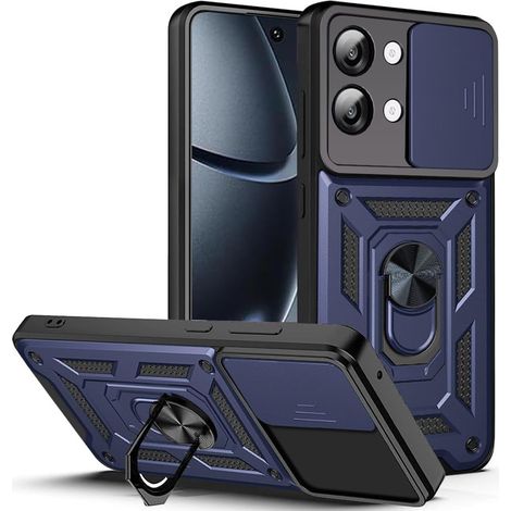 Custodia rinforzata per Xiaomi Poco X8 Pro Max, CamShield Slide, blu (1/4)