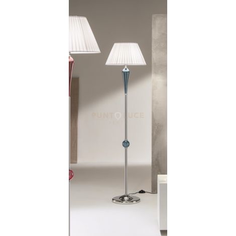 PIANTANA PAGANINI OTTANIO/CROMO 1 LUCE ATTACCO E27 H.153+26CM