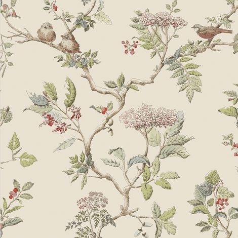 Laura Ashley Elderwood Natural Vliestapete - 10mx52cm (1/5)
