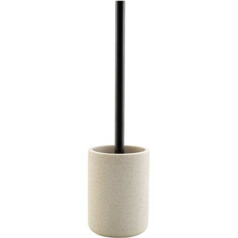 Brosse WC Design "Granite" 40cm Sable (1/4)