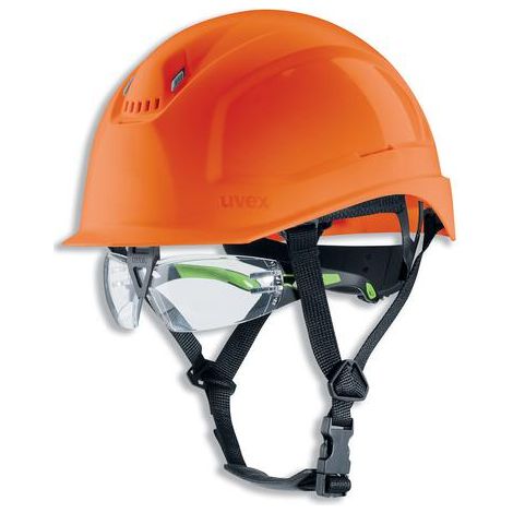 Uvex 9772237 Schutzhelm pheos S-KR IES 9772237 orange mit Lüftungen (1/2)