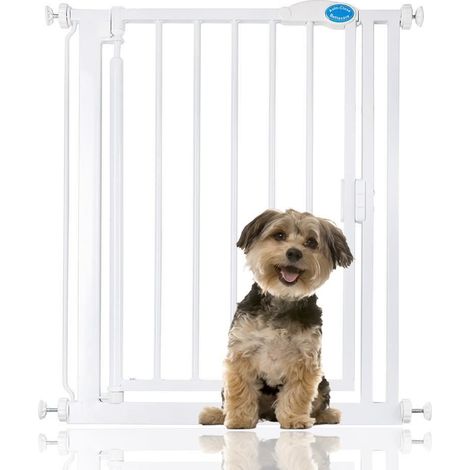 Bettacare Barrière Pour Chien Et Chiot À Fermeture Automatique, Étroit, 68,5cm - 75cm, Couleur Blanc (1/5)