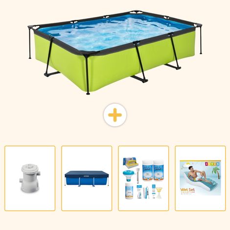 Exit-toys Piscine Exit Rectangulaire - 300x200x65 cm - 5-pièces  S335 (1/5)