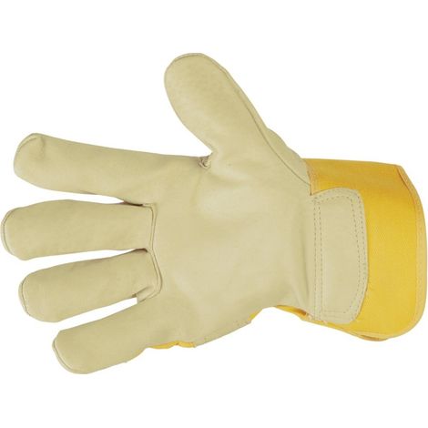 stronghand Handschuh Elephant, Schweins leder, gelb 12 Stk (1/5)