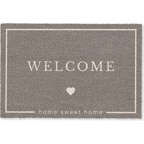 PAILLASSON Bienvenue - Marron 90x60 cm (1/5)