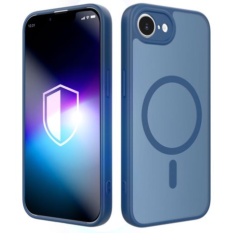 Custodia magnetica 3mk Misty blu per Apple iPhone 16E/ iPhone 17E. (1/5)