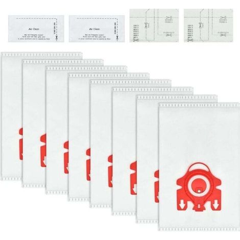 20 sacs à poussière adaptés à l'aspirateur Miele Compact C1, sacs à fermeture automatique, type MSM, filtre inclus (1/4)
