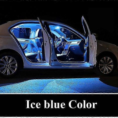 Kit d'éclairage intérieur LED Zoomsee pour Volvo S40 S60 S70 S80 S90 1999-2017 2018 2019 2020 Canbus, ampoule intérieure pour plafonnier, liseuse et coffre (bleu glacier S40 (1996-2003) 11P) (1/5)