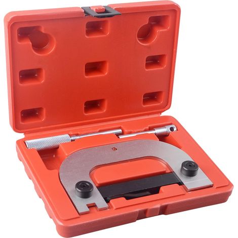 Kit di attrezzi per la fasatura del motore, attrezzo di bloccaggio, cinghia di distribuzione per 1.4 1.6 1.8 2.0 16V (1/5)