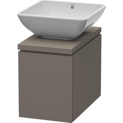 Meuble sous-vasque L-CUBE 320x547x400mm flanelle gris satin