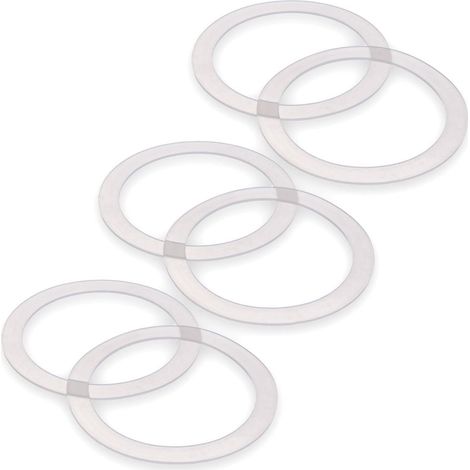 Silikon-Glasdichtungen Irma 11 cm 6 Stück. (1/5)