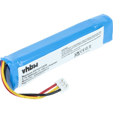 vhbw Batería recargable compatible con JBL Pulse 1 altavoces, cajas acústicas, bafles (3000 mAh, 3,7 V, polímero de litio)