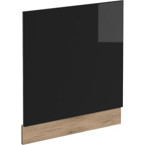 Pannello frontale R-Line, Nero lucido, 60 cm senza piano di lavoro, Vicco (1/5)