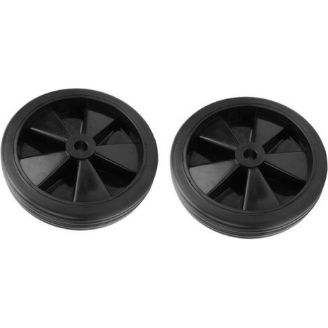 Shipenophy Roue de compresseur d'air Roues universelles de 6 pouces, 2 pièces, 12 trous, roue en caoutchouc, bricolage roulette (1/5)