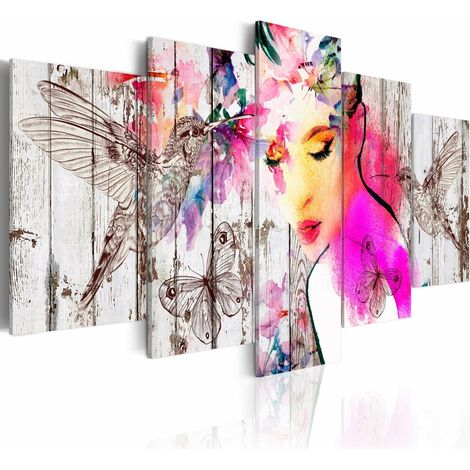 Tableau déesse du printemps - 200 x 100 cm (1/4)