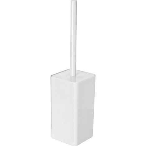 Porta scopino wc bianco completo di scopino con setole morbide Star (1/2)