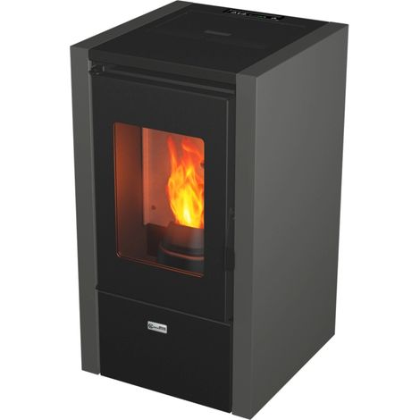 stufa a pellet canadian stove "kleo" grigio 6,2 kw (1/3)
