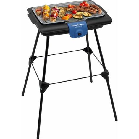barbacoa eléctrica con patas 2100w - BG135812 - Moulinex -