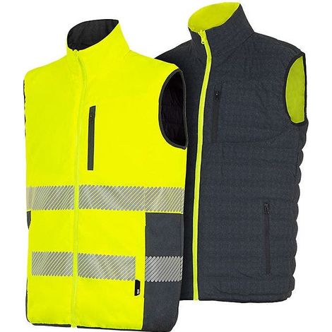 Gilet de travail haute-visibilité sans manches NEPAL taille XXXL - T2S