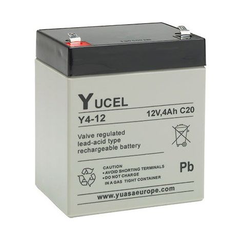 Batterie plomb étanche Y4-12FR Yuasa Yucel 12v 4ah