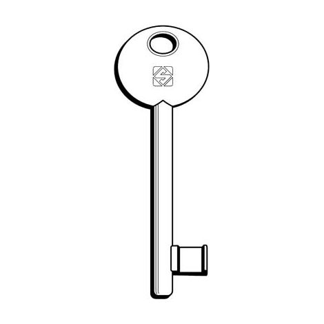 CHIAVE PATENT 6P1S SILCA - OTTONE NICHELATO- 5 pezzi