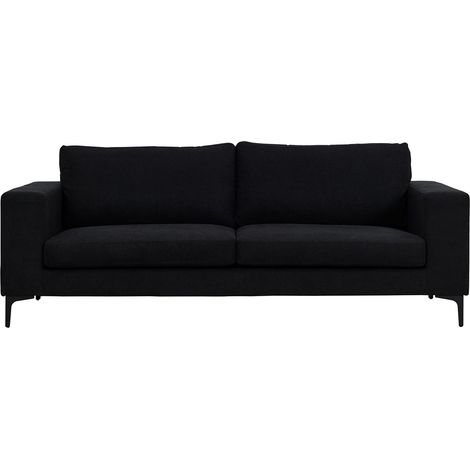 Bolero Sofa 3 Personen schwarz.