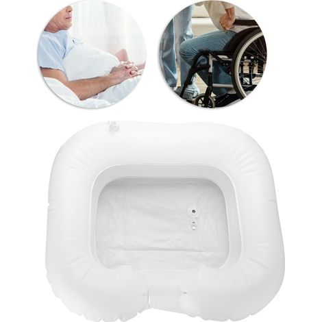 Bassin de lavage de cheveux portable PVC pour shampoing, parfait pour personnes âgées et soins à domicile (1/5)
