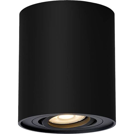 Spot plafond noir mat GU10 1x42W Rabalux Kobald 2047 (1/4)