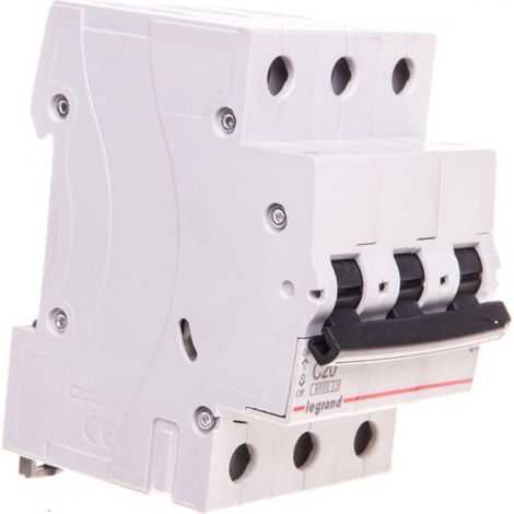 Interruttore automatico 3P C 20A 6kA AC S303 RX3 419236