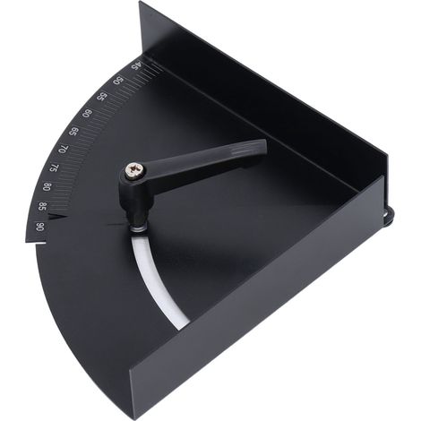 Équerre à angle variable en fer noir, calibreur serrejoint bois réglable, précision laser, pour outillage menuiserie 90° (1/5)