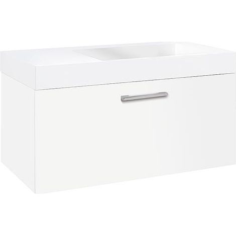 WTU+Fonte minérale ELISA blanc mat 1 tiroir 905x534x505mm (1/3)