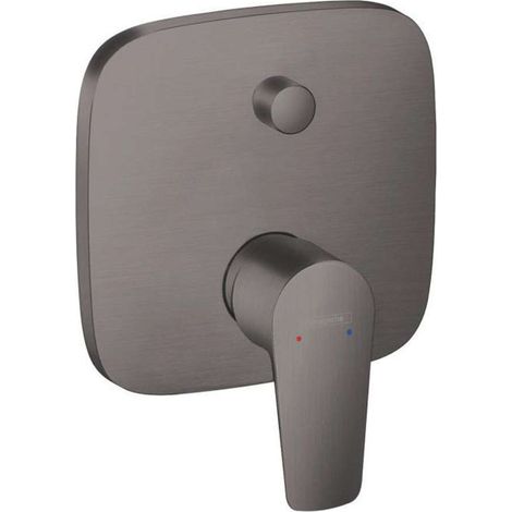 Hansgrohe Talis E - Grifo de bañera empotrado, cromo negro cepillado 71745340 (1/3)
