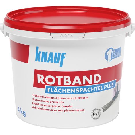 Knauf Rotband Flächenspachtel Plus 4 kg Spachtelmassen