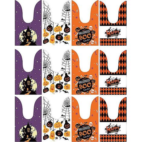 Lot de 40 pochettes de rangement pour décorations d'Halloween (1/3)