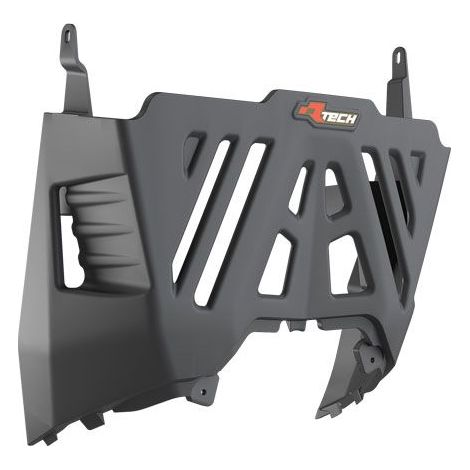 RACETECH (RTECH) 2025/12 CACHE MOTEUR EN TECHNOPOLYMÈRE (SUPÉRIEUR) YAMAHA T7 / TENERE 700 '25, NOIR