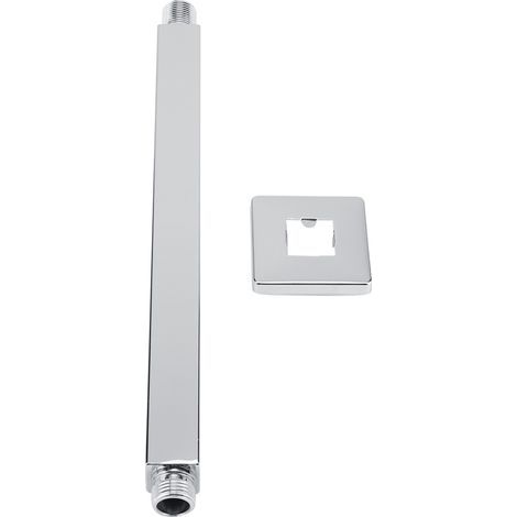 Square stainless steel wall bracket for bathroom ceiling shower head (30 cm) (1/5)